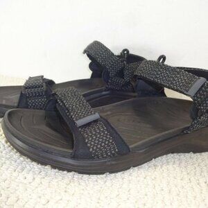 Ecco X-Trinsic N Mens Size EU 44 US 11 Black Trekking Hiking Flat Sport Sandals